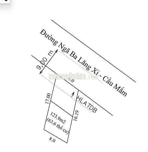 Đất Tân Định mặt tiền ngã 3 lăng xi có sẵn thổ cư sổ riêng chính chủ