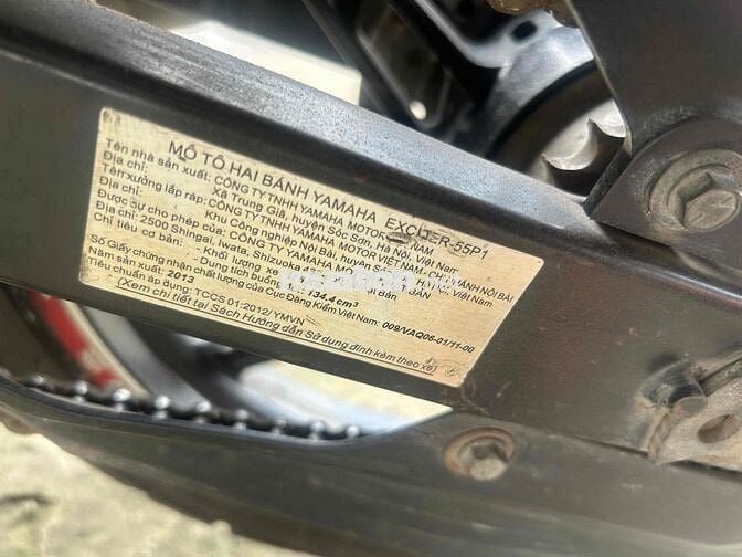 exciter 135 đời 2013 bstp máy êm