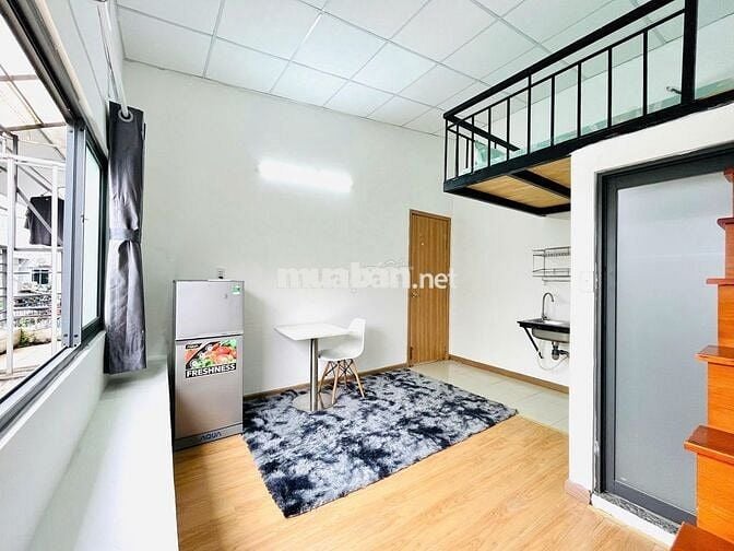 GÁC LỬNG FULL NỘI THẤT NGAY ĐH VĂN LANG, CHỢ BÀ CHIỂU