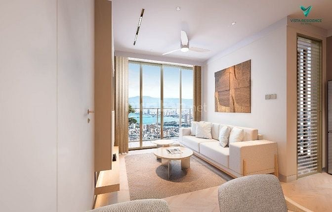 Xem pháo hoa Quốc tế tại căn hộ Vista Residence Đà Nẵng, 76m2, tầng ca