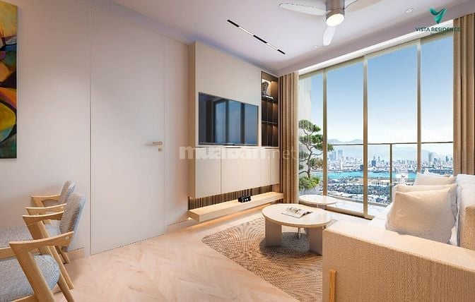Xem pháo hoa Quốc tế tại căn hộ Vista Residence Đà Nẵng, 76m2, tầng ca