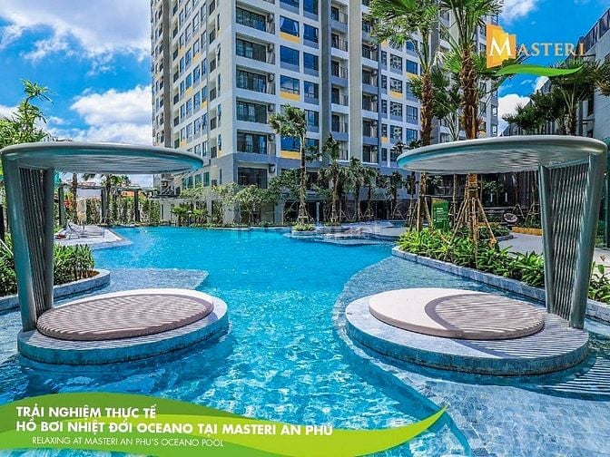 Căn hộ bán tại Masteri An Phú tầng cao view đẹp gồm 1 phòng ngủ 52m2