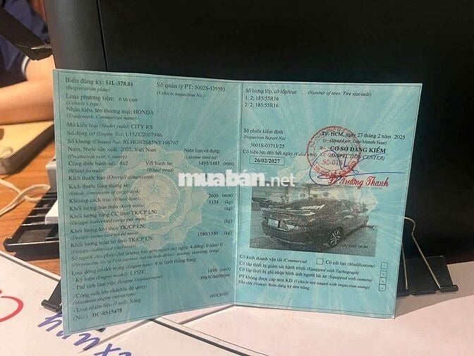 Honda CITY RS 2022, odo 1v6km,ht góp.