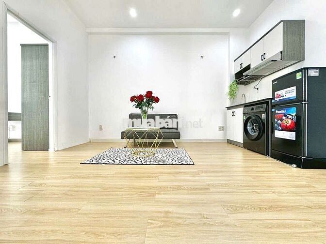 CĂN 2 PHÒNG NGỦ 1 KHÁCH, BAN CÔNG, FULL NỘI THẤT GẦN CẦU THỊ NGHÈ 1