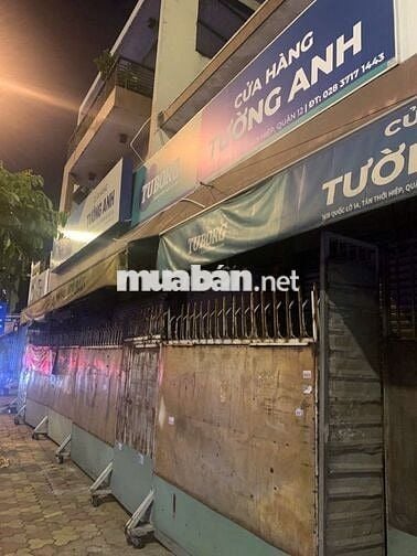 MẶT BẰNG KINH DOANH 250m² MẶT TIỀN QL1A, P. TÂN THỚI HIỆP, Q12