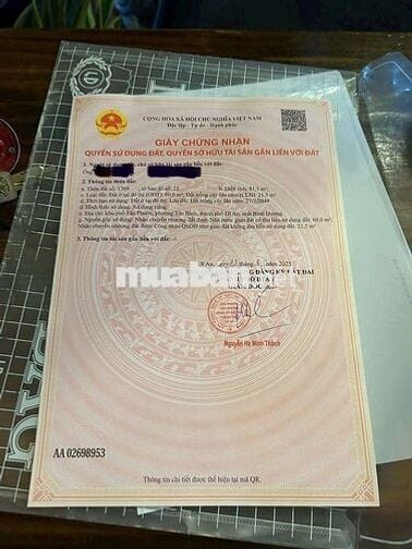 Đất gần trường học cấp 2 Tân Bình phường Tân Bình Tp Dĩ An