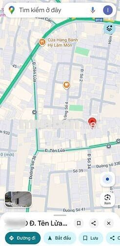 Đất đường Tên Lửa- P.BTĐB 8.48x6.23= 54.1 m2 3tỷ 800 Bắc