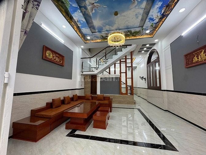 Bán nhà đường Bà Điểm 5, xã Bà Điểm Hóc Môn, sổ hồng riêng, giá tốt