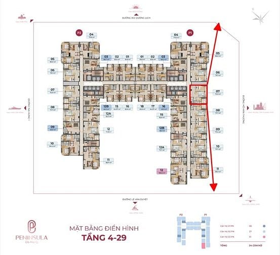 Bán căn hộ PENINSULA View vịnh sông, núi và biển hiếm có giữa Đà Nẵng