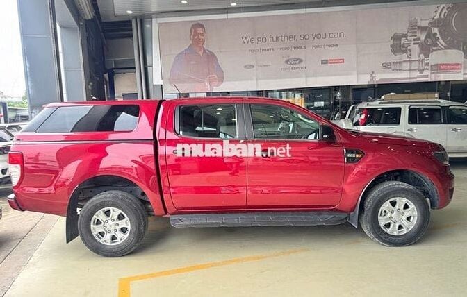 Ford Ranger XLS AT 2021 màu đỏ, 71.500km