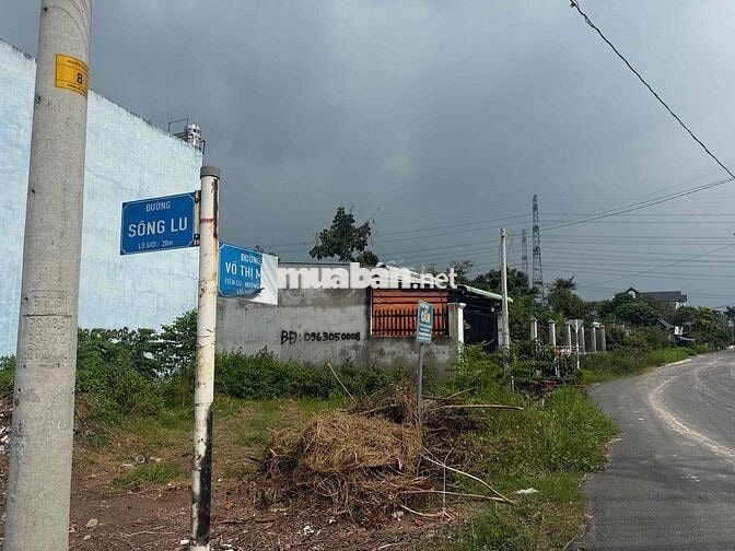 Đất sổ đỏ DT 86.8m2,mặt tiền đường Võ Thị Mận,Củ Chi,thổ cư toàn bộ.