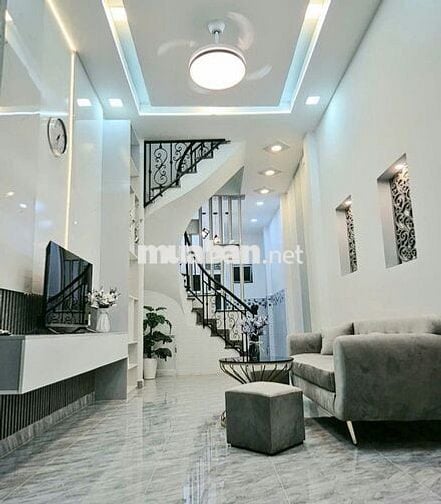 🎯 NHỈNH 5TY - NHÀ MỚI TINH Q. TÂN BÌNH, SÁT SÂN BAY, 100M2 SD, 3 TẦNG