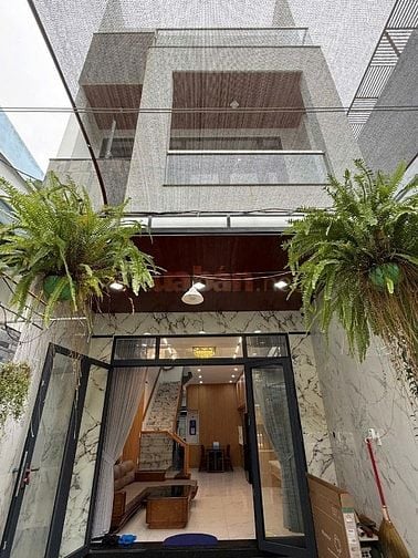 NHÀ 3 TẦNG MẶT TIỀN NƠ TRANG LONG, ĐẸP KHÔNG GÓC CHẾT, SỔ ĐỎ TRAO TAY 