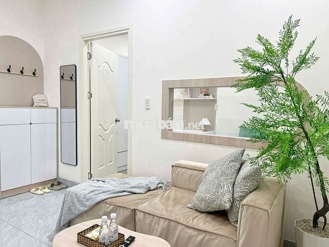 CHO THUÊ CĂN HỘ 1PN MÁY GIẶT RIÊNG GẦN CHỢ BÀ CHIỄU HÀNG XANH GIÁP Q1