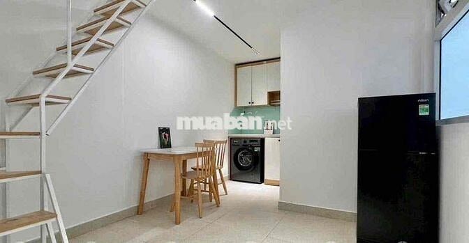 Căn hộ mới xây 1 Trệt 1 lửng Máy giặt riêng gần cầu Chánh Hưng Q8