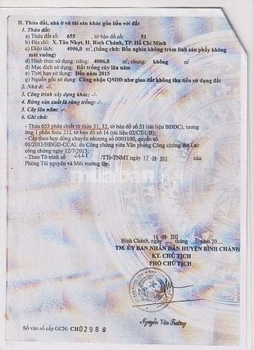 Bán nhà vườn cây ăn trái DT 4006m2, 4PN 2WC giá 22 tỷ