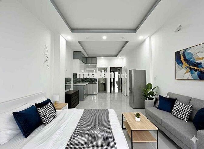 Chính chủ cho thuê căn hộ studio ban công gần Emart Gv full nt