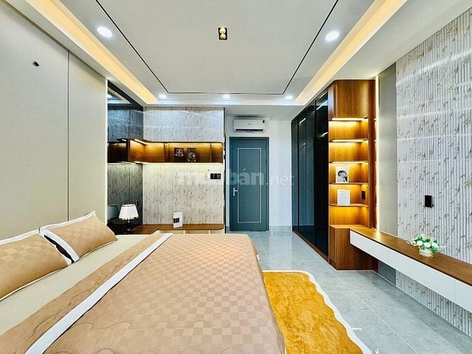 ⭐️Siêu phẩm 5 Lầu THANG MÁY tuyệt đẹp Cao cấp đường 12m Lê Văn Thọ