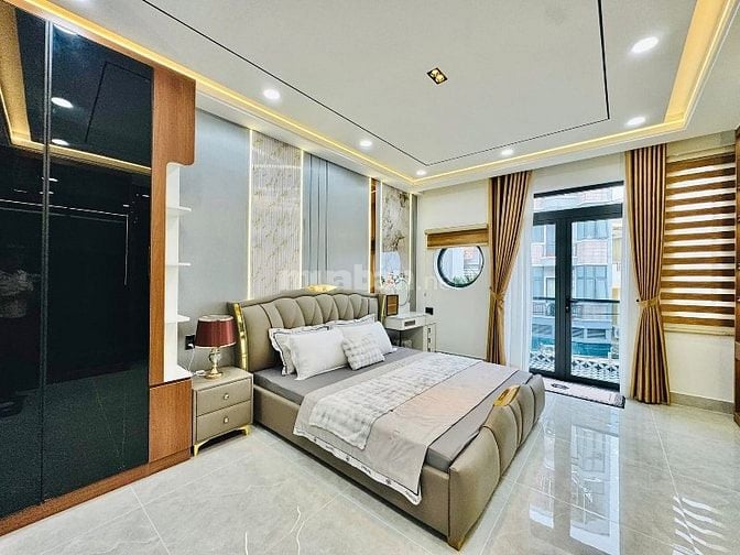 ⭐️Siêu phẩm 5 Lầu THANG MÁY tuyệt đẹp Cao cấp đường 12m Lê Văn Thọ