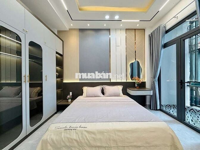 BÁN NHÀ 4 TẦNG- HXH ĐỖ CỬA - NHÀ MỚI FULL NỘI THẤT-GIÁ CHỈ 5.65 TỶ