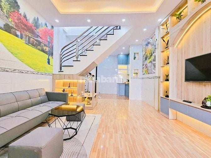 Bán nhà rẻ đẹp hẻm thông 97/13 Nguyễn Văn Công p3 Gò Vấp (Sân Bay)