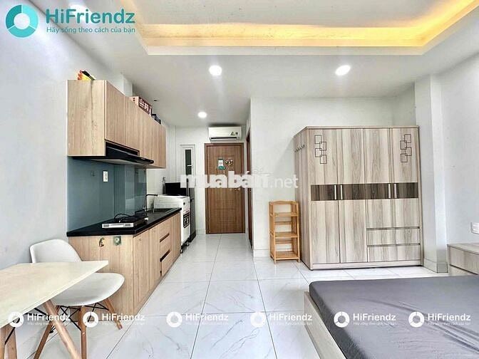 Chung cu mini Full nội thất có Ban công - Thang máy KDC Bông Sao Q8