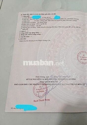 🔥 CẦN TIỀN XOAY VỐN – ĐẤT TRUNG TÂM BẾN CÁT – GIÁ CỰC RẺ 🔥