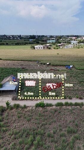 🌟• DT : 150m². Giá :190 triệu tại cù lao Tân Phú Đông, Tiền Giang