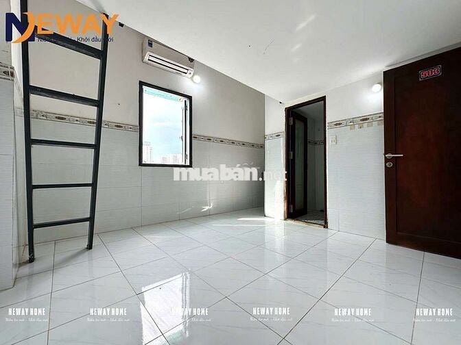 PHÒNG TRỌ CÓ GÁC - GẦN ĐẠI HỌC VĂN HIẾN - SẴN MÁY LẠNH, CỬA SỔ TRỜI