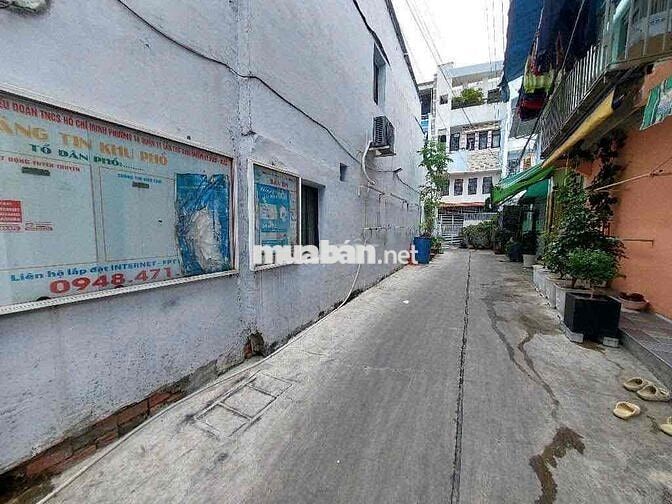 Nhà cấp 4 góc 3 mặt tiền hẻm (3,5m x18m) đường 100 Bình Thới q11