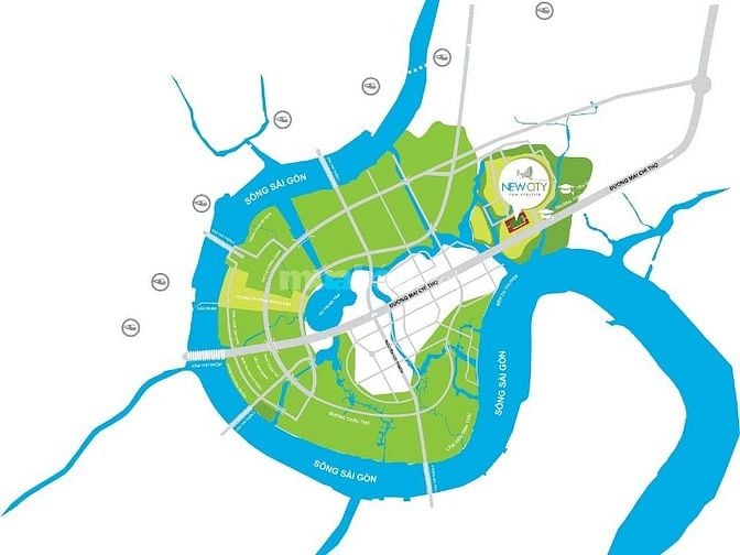 Cần bán Căn hộ tại New City Thủ Thiêm tầng thấp gồm 1 phòng ngủ 51m2