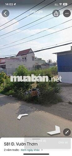 nhà mt vườn thơm bình chánh cũ gần 300m