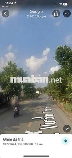 nhà mt vườn thơm bình chánh cũ gần 300m