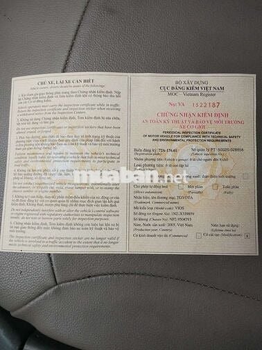 Bán Vios 5 chỗ đời 2005