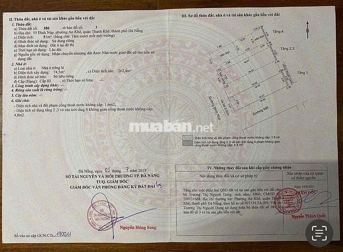 Toà căn hộ 9 Phòng 4 tầng đường Đinh Núp thu nhập 35tr/tháng