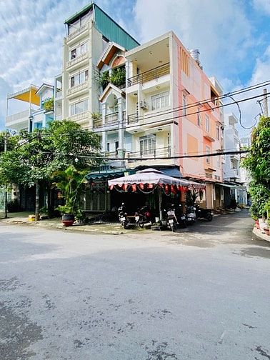 bán LÔ GÓC 2  MẶT TIỀN KINH DOANH, + 6 PHÒNG CHDV, DT 4,5m x 15m đs 59