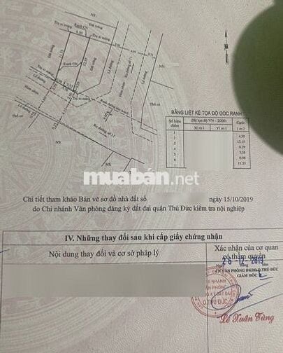 BÁN ĐẤT ĐƯỜNG 11, LINH XUÂN - HẺM NHỰA 6M - 50.6M² - CHỈ 3.95 TỶ