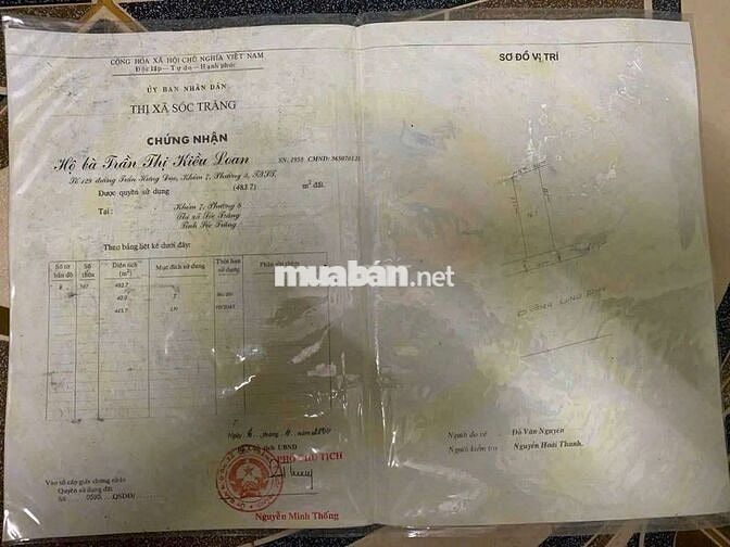 Nền Biệt Thự Mặt Tiền Phạm Hùng P8 Sóc Trăng