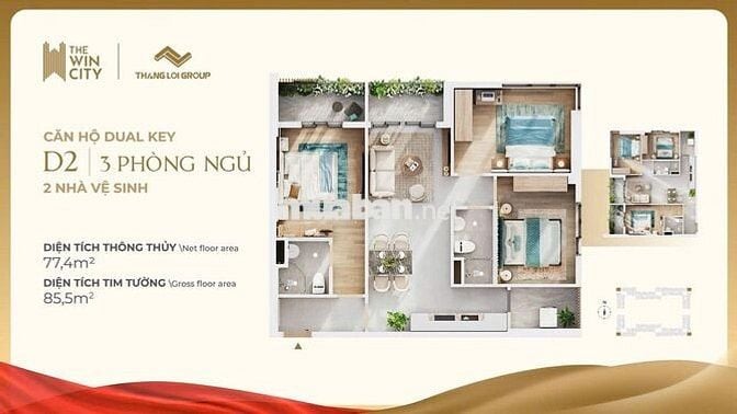 The Win City-  Chỉ179 triệu mua căn hộ di chuyển 25p đến AEON MALL