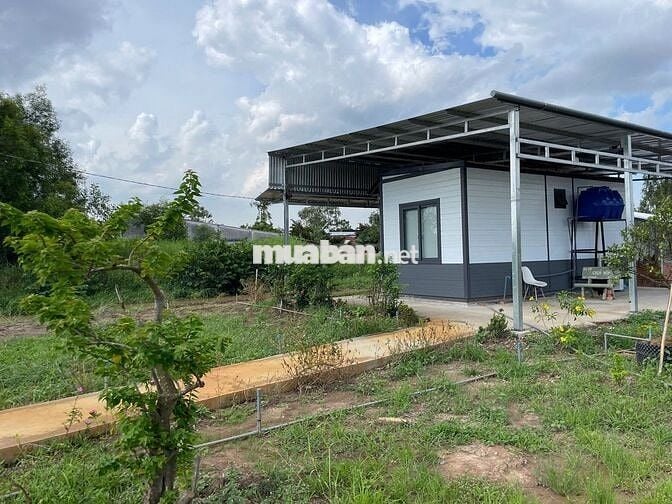 Nhà vườn ven rạch có 200m thổ cư giá 999tr - cách SG 65km