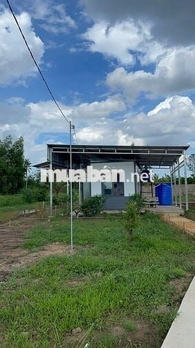 Nhà vườn ven rạch có 200m thổ cư giá 999tr - cách SG 65km