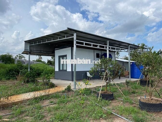 Nhà vườn ven rạch có 200m thổ cư giá 999tr - cách SG 65km