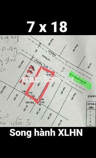 ĐẤT CỰC HOT MẶT TIỀN 7m ĐƯỜNG 12M - SONG HÀNH XLHN 120M2 CHỈ HƠN 10 TỶ