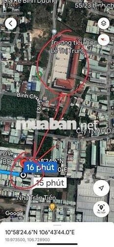 Bán đất bình chuẩn 63 le thị trung vào 300m