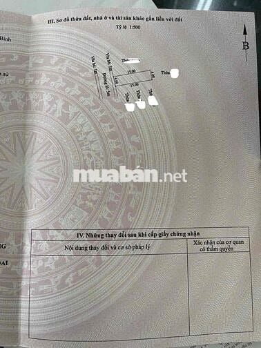 Bán đất bình chuẩn 63 le thị trung vào 300m