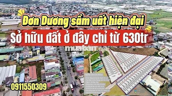 SỞ HỮU LÔ ĐẤT TRUNG TÂM ĐƠN DƯƠNG – NGAY MẶT NHỰA 6M, VIEW ĐỒI CỰC ĐẸP
