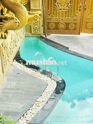 Biệt thự 2 mặt tiền 180m2 Lê Đức Thọ 5 tầng+hầm thang máy NT cao cấp