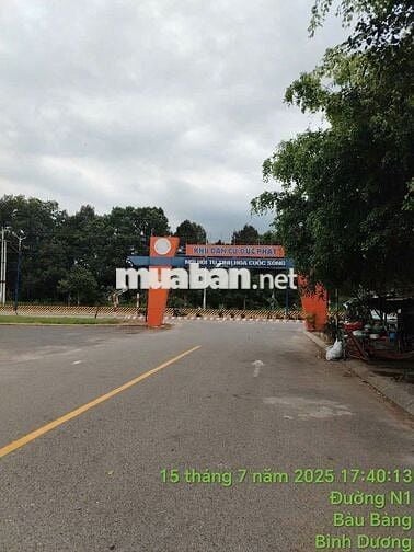 Lô đất 2 mặt tiền rẻ nhất Lai Uyên Bàu Bàng BD 100m2 full thổ cư