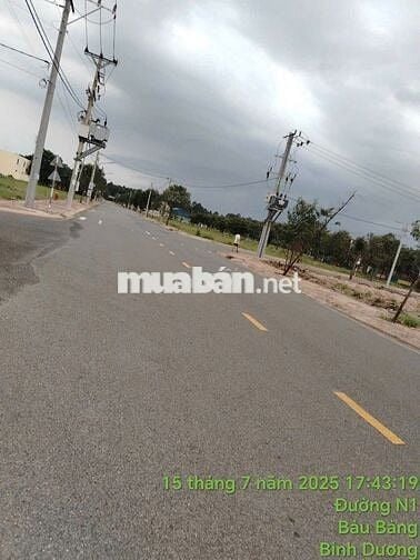 Lô đất 2 mặt tiền rẻ nhất Lai Uyên Bàu Bàng BD 100m2 full thổ cư