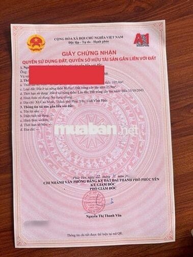 Đất gần công an Xuân Hòa, Phúc Yên, Vĩnh Phúc chỉ từ 886 triệu